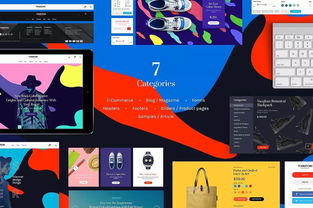 7大類網頁模板UI套件 Behance設計師必備設計素材